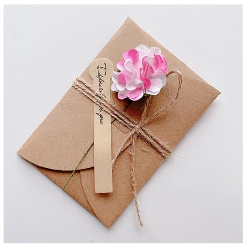 Pmnzdy 20 Set Grußkarte mit Getrocknete Blumen Dekoration Retro Kraftpapier Blanko Umschläge-Grußkarte Mini Briefumschläge mit Karten Hochzeitskarten Rosa-Gänseblümchen S=71 * 105mm Pmnzdy 20 Set Grußkarte mit Getrocknete Blumen Dekoration Retro Kraftpapier Blanko Umschläge-Grußkarte Mini Briefumschläge mit Karten Hochzeitskarten Rosa-Gänseblümchen S=71 * 105mm von Pmnzdy