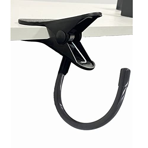 Starker Clip Style Kopfhörer-Headset-Ständer, Schreibtisch-Headset-Kopfhörer-Halterung, Haken – für Dicke Schreibtische (50 mm) ohne Kopfhörer. von Pmsanzay