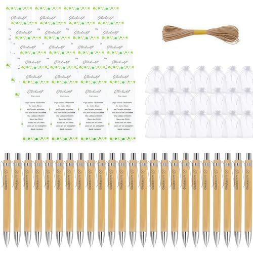 Pmueuff Kugelschreiber, 24 Sets Glücksstift Holz Kugelschreiber Geschenke für Kollegen Dankeschön Geschenke Abschiedsgeschenk Kollegen Kleine Geschenke für Kollegen, Arbeitskollegin, Danke Erzieherin Pmueuff Kugelschreiber, 24 Sets Glücksstift Holz Kugelschreiber Geschenke für Kollegen Dankeschön Geschenke Abschiedsgeschenk Kollegen Kleine Geschenke für Kollegen, Arbeitskollegin, Danke Erzieherin von Pmueuff