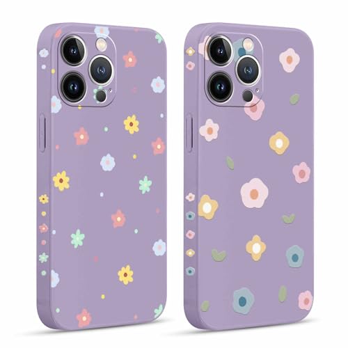 Pnakqil 2 stück Handyhülle für Apple iPhone 13 Pro 6,1", Blumen Hülle lustiges Funny Hülle Süßes Bemaltes Muster Aesthetic Design Schutzhülle Silikon Slim Stoßfest Kratzfest Case, 14 Pnakqil 2 stück Handyhülle für Apple iPhone 13 Pro 6,1", Blumen Hülle lustiges Funny Hülle Süßes Bemaltes Muster Aesthetic Design Schutzhülle Silikon Slim Stoßfest Kratzfest Case, 14 von Pnakqil