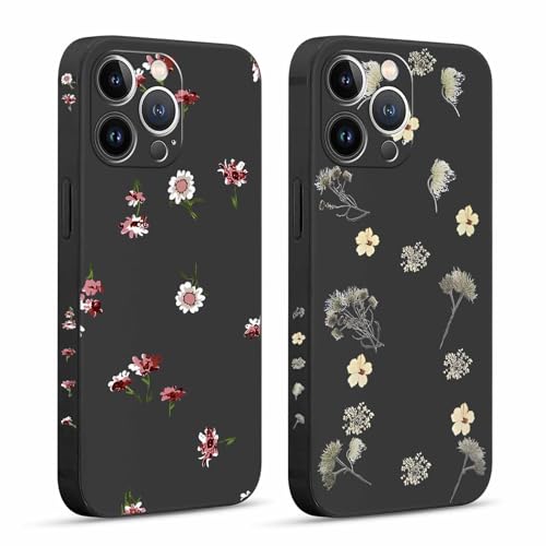 Pnakqil 2 stück Handyhülle für Apple iPhone 13 Pro 6,1", Blumen Hülle lustiges Funny Hülle Süßes Bemaltes Muster Aesthetic Design Schutzhülle Silikon Slim Stoßfest Kratzfest Case, 15 Pnakqil 2 stück Handyhülle für Apple iPhone 13 Pro 6,1", Blumen Hülle lustiges Funny Hülle Süßes Bemaltes Muster Aesthetic Design Schutzhülle Silikon Slim Stoßfest Kratzfest Case, 15 von Pnakqil