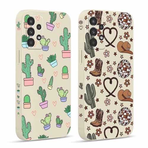 Pnakqil 2 stück Handyhülle für Samsung Galaxy A13 4G 6,6", Kaktus Muster Hülle lustiges Funny Hülle Süßes Bemaltes Muster Aesthetic Design Schutzhülle Slim Stoßfest Kratzfest Case für Samsung A13, 16 Pnakqil 2 stück Handyhülle für Samsung Galaxy A13 4G 6,6", Kaktus Muster Hülle lustiges Funny Hülle Süßes Bemaltes Muster Aesthetic Design Schutzhülle Slim Stoßfest Kratzfest Case für Samsung A13, 16 von Pnakqil