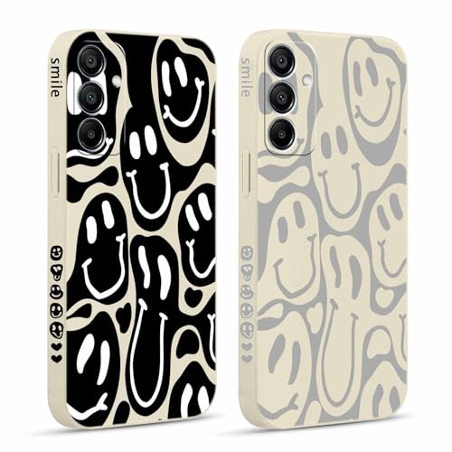 Pnakqil 2 stück Handyhülle für Samsung Galaxy A15 4G /A15 5G,Hülle Lustiges Verdrehtes Lächeln Face Design Grimace Bemaltes Muster Aesthetic Mädchen Silikon Schutzhülle Tasche Schön Kameraschutz Case Pnakqil 2 stück Handyhülle für Samsung Galaxy A15 4G /A15 5G,Hülle Lustiges Verdrehtes Lächeln Face Design Grimace Bemaltes Muster Aesthetic Mädchen Silikon Schutzhülle Tasche Schön Kameraschutz Case von Pnakqil