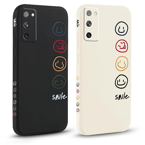 Pnakqil 2 stück Handyhülle für Samsung Galaxy A23 4G 6.6",Hülle Süßes Bemaltes Smile Face Design Case Weiche Tasche für Damen Geschenk Modische TPU Dünn Kameratasche Schutzhülle für Samsung A23 4G Pnakqil 2 stück Handyhülle für Samsung Galaxy A23 4G 6.6",Hülle Süßes Bemaltes Smile Face Design Case Weiche Tasche für Damen Geschenk Modische TPU Dünn Kameratasche Schutzhülle für Samsung A23 4G von Pnakqil