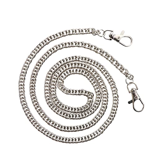 Pnakqil Handykette Ersatzkette in Silber, Ersatzkordel für alle Handys, kombinierbares Handy Necklace zum Umhängen, Gliederkette, Handykette ohne Hülle - Stylisches Band aus Metall - Silber Pnakqil Handykette Ersatzkette in Silber, Ersatzkordel für alle Handys, kombinierbares Handy Necklace zum Umhängen, Gliederkette, Handykette ohne Hülle - Stylisches Band aus Metall - Silber von Pnakqil