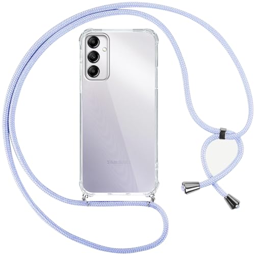 Pnakqil Handykette für Samsung Galaxy A14 5G Hülle mit Band, Transparent Weich Silikon mit Kordel Necklace Schnur Anti-Fall Bumper Schutzhülle Case Kompatibel mit Samsung A14 5G 6.6", Violett Pnakqil Handykette für Samsung Galaxy A14 5G Hülle mit Band, Transparent Weich Silikon mit Kordel Necklace Schnur Anti-Fall Bumper Schutzhülle Case Kompatibel mit Samsung A14 5G 6.6", Violett von Pnakqil