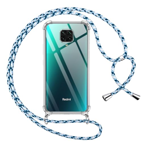 Pnakqil Handykette für Xiaomi Redmi Note 9 Pro/9 Pro Max/9S 4G, Silikon mit Kordel Necklace Schnur Case, Blau Pnakqil Handykette für Xiaomi Redmi Note 9 Pro/9 Pro Max/9S 4G, Silikon mit Kordel Necklace Schnur Case, Blau von Pnakqil