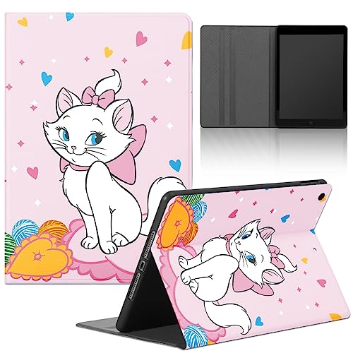 Pnakqil Hülle für Apple iPad Air 2020/Air 2022 10,9", PU Leder Flip Schutzhülle TPU Silikon Stoßfest Multi-Winkel Verstellbar Ständer Tablet Folio Cover für iPad Air 5./4. Gen, Katzen 3 von Pnakqil