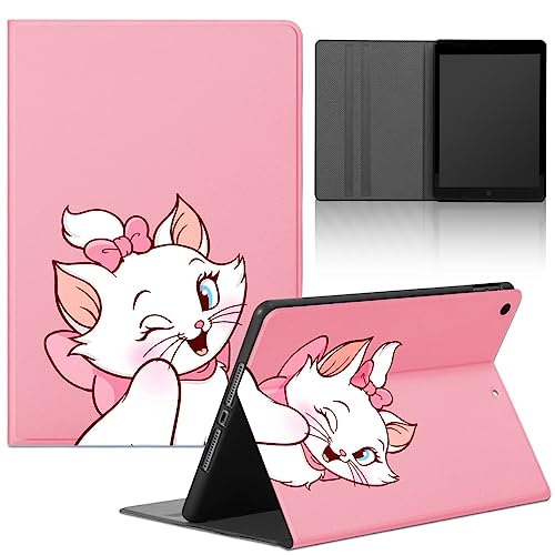 Pnakqil Hülle für Apple iPad Mini 4/Mini 5 7,9", PU Leder Flip Schutzhülle TPU Silikon Stoßfest Multi-Winkel Verstellbar Ständer Tablet Folio Cover für iPad Mini 5/Mini 4, Katzen 6 von Pnakqil