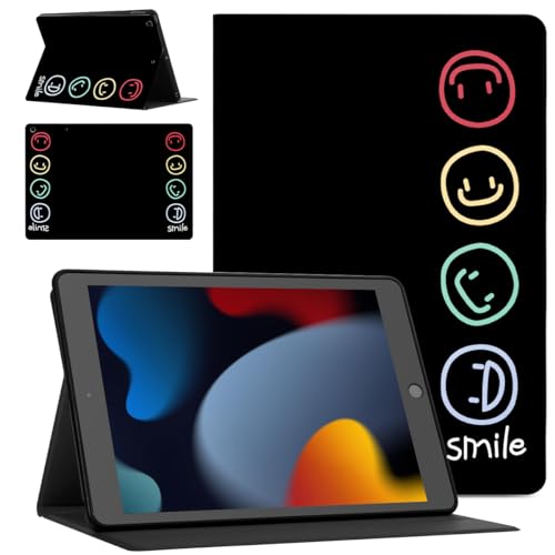 Pnakqil Hülle für Fire HD 8 2017/2018/2016 8", PU Leder Flip Schutzhülle Bemaltes Muster Aesthetic Design Silikon Stoßfest Ständer Tablet Folio Case für Fire HD 8(8./6./7.Gen), 10 von Pnakqil