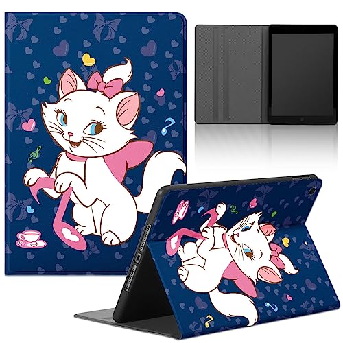 Pnakqil Hülle für Samsung Galaxy Tab S8 2022/S7 11", PU Leder Flip Schutzhülle TPU Silikon Stoßfest Multi-Winkel Verstellbar Ständer Tablet Folio Cover, Katzen 9 von Pnakqil