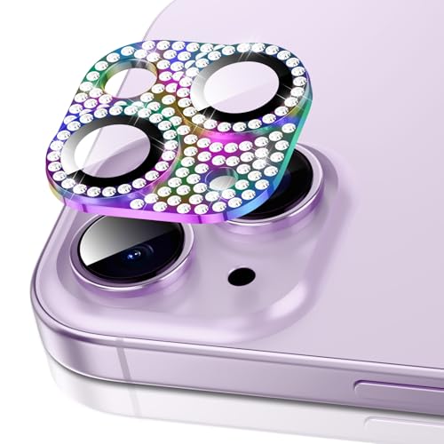 Pnakqil Kameraschutz für iPhone 13/iPhone 13 Mini Kamera Schutz Glitzer, Bling Diamant Ultra-Klar HD Objektivschutz 9H Härte Anti-Kratzer Gehärtetes Glas Linse Schutzfolie für iPhone 13 Mini, Bunt Pnakqil Kameraschutz für iPhone 13/iPhone 13 Mini Kamera Schutz Glitzer, Bling Diamant Ultra-Klar HD Objektivschutz 9H Härte Anti-Kratzer Gehärtetes Glas Linse Schutzfolie für iPhone 13 Mini, Bunt von Pnakqil