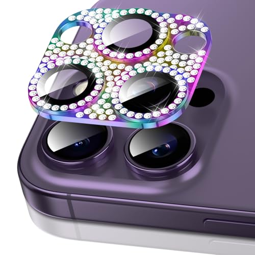Pnakqil Kameraschutz für iPhone 13 Pro / 13 Pro Max Kamera Schutz Glitzer, Bling Diamant Ultra-Klar HD Objektivschutz 9H Härte Anti-Kratzer Gehärtetes Glas Linse Schutzfolie für iPhone 13 Pro, Bunt Pnakqil Kameraschutz für iPhone 13 Pro / 13 Pro Max Kamera Schutz Glitzer, Bling Diamant Ultra-Klar HD Objektivschutz 9H Härte Anti-Kratzer Gehärtetes Glas Linse Schutzfolie für iPhone 13 Pro, Bunt von Pnakqil