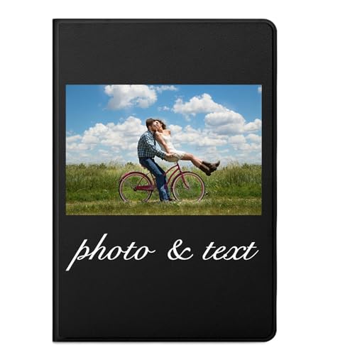 Pnakqil Kompatibel mit Samsung Galaxy Tab S6 Lite 2022 10,4" Hülle Personalisierte Foto Text, PU Leder Flip Tasche Hüllen Tablet Schutzhülle Stoßfestigkeit Custom Case Only, 5 von Pnakqil