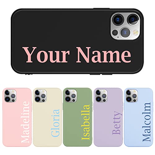 Pnakqil Personalisierte Individuelle Ihr Name Handyhülle für Samsung Galaxy S22 S22+ S20 S21 S10 S10e S21+ S8 S9 Ultra Plus FE 4G 5G, Benutzerdefiniert Hülle mit Text Custom Silikon Case, 1 von Pnakqil