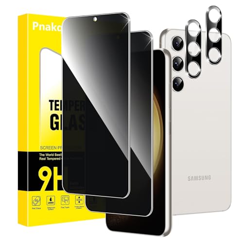 Pnakqil Sichtschutz Panzer Schutz Glas für Samsung Galaxy S23 5G mit Kameraschutz,Privacy Schutzfolie Displayschutz,Anti-Spy Schutzglas Panzerfolie mit 28° Blickschutz Sichtschutzfolie, 2 Stück Pnakqil Sichtschutz Panzer Schutz Glas für Samsung Galaxy S23 5G mit Kameraschutz,Privacy Schutzfolie Displayschutz,Anti-Spy Schutzglas Panzerfolie mit 28° Blickschutz Sichtschutzfolie, 2 Stück von Pnakqil