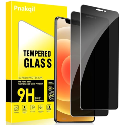 Pnakqil Sichtschutz Schutzfolie für iPhone 12/iPhone 12 Pro 2 Stück,Privacy Anti-Spy 9H Härte Sichtschutzfolie Bickschutzfolie,Privatsphäre Anti-Spähen Kratzfest Schutzglas Displayschutzfolie Pnakqil Sichtschutz Schutzfolie für iPhone 12/iPhone 12 Pro 2 Stück,Privacy Anti-Spy 9H Härte Sichtschutzfolie Bickschutzfolie,Privatsphäre Anti-Spähen Kratzfest Schutzglas Displayschutzfolie von Pnakqil