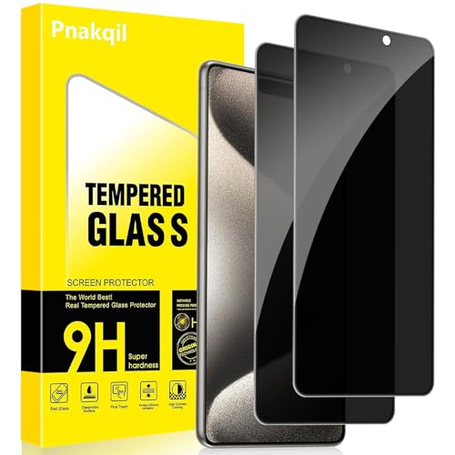 Pnakqil Sichtschutz Schutzfolie für iPhone 15 Pro Max 2 Stück,Privacy Anti-Spy 9H Härte Sichtschutzfolie Bickschutzfolie,Privatsphäre Kratzfest Schutzglas Displayschutzfolie Pnakqil Sichtschutz Schutzfolie für iPhone 15 Pro Max 2 Stück,Privacy Anti-Spy 9H Härte Sichtschutzfolie Bickschutzfolie,Privatsphäre Kratzfest Schutzglas Displayschutzfolie von Pnakqil