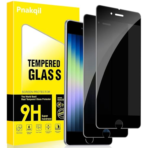 Pnakqil Sichtschutz Schutzfolie für iPhone 8/iPhone SE 2020/iPhone 7/SE 2022 2 Stück,Privacy Anti-Spy 9H Härte Sichtschutzfolie Bickschutzfolie,Privatsphäre Anti-Spähen Schutzglas Displayschutzfolie Pnakqil Sichtschutz Schutzfolie für iPhone 8/iPhone SE 2020/iPhone 7/SE 2022 2 Stück,Privacy Anti-Spy 9H Härte Sichtschutzfolie Bickschutzfolie,Privatsphäre Anti-Spähen Schutzglas Displayschutzfolie von Pnakqil