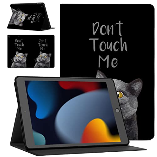 Pnakqil Tablet Hülle für Samsung Galaxy Tab S8 2022 11 Zoll ablette Ultra Dünn Flip Schutzhülle Rücken Schwarz Weiches TPU PU Leder mit Standfunktion Stoßfest Multi-Winkel Verstellbar -Katze-3 von Pnakqil