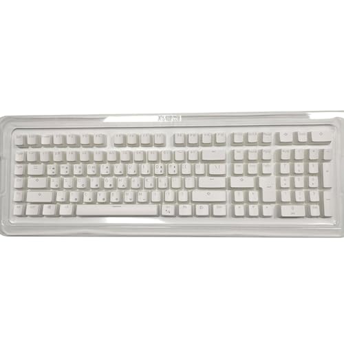 Pnuokn 117keys Koreanisch/Russische Doubleshots PBT Backlit Puddings Keycap OEM-Profil für mechanische Gamer-Tastaturen mit Hintergrundbeleuchtung von Pnuokn