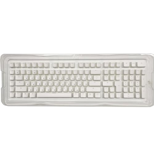 Pnuokn 117keys Koreanisch/Russische Doubleshots PBT Backlit Puddings Keycap OEM-Profil für mechanische Gamer-Tastaturen mit Hintergrundbeleuchtung von Pnuokn