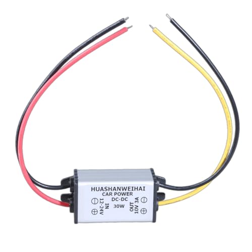 Pnuokn DC 12–24 V auf 10 V Step-Down-Konverter, Umwandlungslösung für E-Gitarren, Router und andere elektronische 10 V Produkte, 12 V konvertiert in 10 V 3 A, reduziert Spannungsregler Pnuokn DC 12–24 V auf 10 V Step-Down-Konverter, Umwandlungslösung für E-Gitarren, Router und andere elektronische 10 V Produkte, 12 V konvertiert in 10 V 3 A, reduziert Spannungsregler von Pnuokn