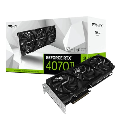 PNY GeForce RTX 4070 Ti VERTO 12GB GDDR6X Grafikkarte HDMI/3xDP von Pny
