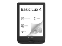 PocketBook Basic Lux 4 - eBook-Reader - Linux 3.10.65 - 8 GB - 6 16 Graustufen (4-bit) E Ink Carta (758 x 1024) - Touchscreen - microSD-Eingang - Wi-Fi - schwarz von PocketBook