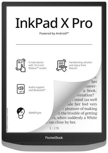 PocketBook InkPad X Pro eBook-Reader 26.2cm (10.3 Zoll) Grau von PocketBook