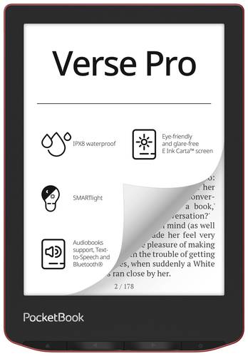 PocketBook Verse Pro eBook-Reader 15.2cm (6 Zoll) Rot von PocketBook