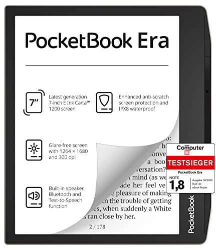 Pocketbook Era Silber E-Book Reader e-Reader 7 Zoll Touch-Display 16GB Bluetooth Pocketbook Era Silber E-Book Reader e-Reader 7 Zoll Touch-Display 16GB Bluetooth von PocketBook