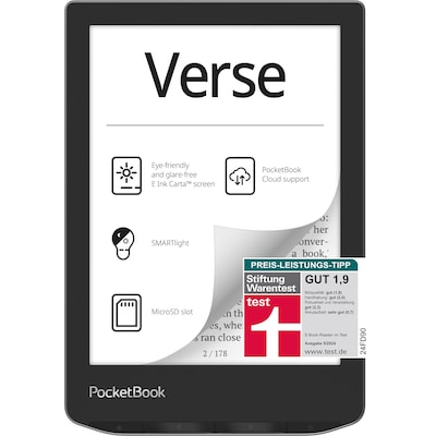 PocketBook Verse eReader mist grey mit 212 DPI 8 GB von Pocketbook Readers GmbH