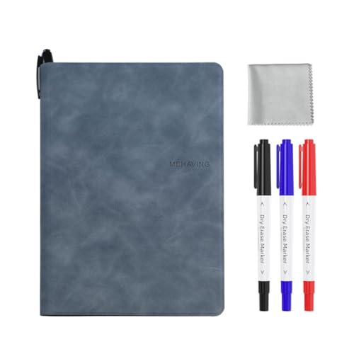 Pocoiau Doppelseitiges magnetisches Whiteboard-Notizbuch mit löschbarem Marker, tragbare Schreibtafel für Büro, Meeting, Schreiben, Zeichnen Pocoiau Doppelseitiges magnetisches Whiteboard-Notizbuch mit löschbarem Marker, tragbare Schreibtafel für Büro, Meeting, Schreiben, Zeichnen von Pocoiau