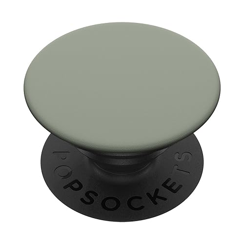 Einfarbige Wüste, Salbei, Grau, Grün PopSockets Klebender PopGrip Einfarbige Wüste, Salbei, Grau, Grün PopSockets Klebender PopGrip von Podartist