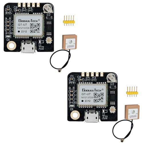 GT-U7 GPS Modul, Kleiner GPS Empfänger Niedriger, Stromverbrauch Hohe Empfindlichkeit mit IPEX-Antenne Kompatibel mit NEO-6M für 51 Mikrocontroller STM32 Arduino von Podazz