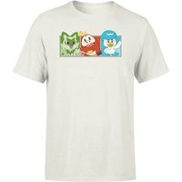 Pokémon 1st Starters Panels Unisex T-Shirt - Cream - XL Pokémon 1st Starters Panels Unisex T-Shirt - Cream - XL von Original Hero