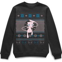 Pokémon All I Want For Christmas Is Mew Unisex Weihnachtspullover – Schwarz - M von Pokemon