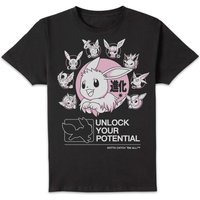 Pokémon Circle Of Eevee Evolutions Unisex T-Shirt - Black - 5XL von Pokemon