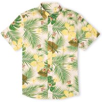 Pokémon Exeggutor Tropical Print Shirt - Cream - L von Pokemon