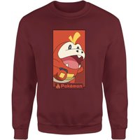 Pokémon Fuecoco Sweatshirt - Burgundy - L von Pokemon