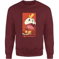 Pokémon Fuecoco Sweatshirt - Burgundy - XXL von Pokemon