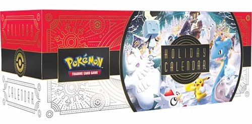 Pokémon TCG: Urlaubskalender (8 Folien-Promokarten, 6 Booster-Packs und mehr), für Kinder ab 6 Jahren von Pokémon