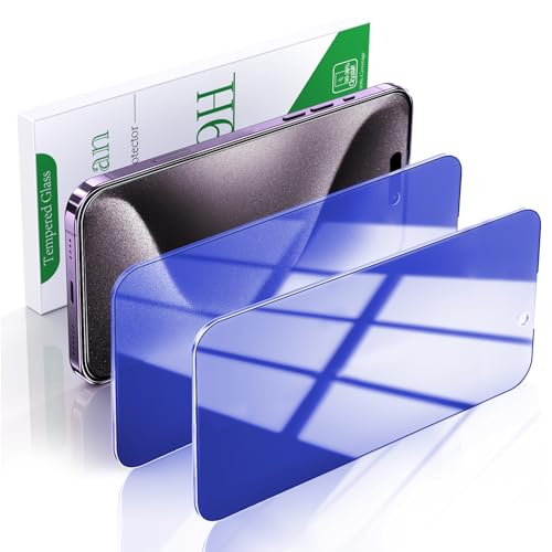Pokolan 2 Stück Blau Sichtschutz für iPhone 15 Schutzfolie, Blau Anti Spy Glas Folie, Blendschutz, Blasenfreie, Anti Kratzen, Anti Fingerabdruck, Ultra Klar Displayschutzfolie Pokolan 2 Stück Blau Sichtschutz für iPhone 15 Schutzfolie, Blau Anti Spy Glas Folie, Blendschutz, Blasenfreie, Anti Kratzen, Anti Fingerabdruck, Ultra Klar Displayschutzfolie von Pokolan