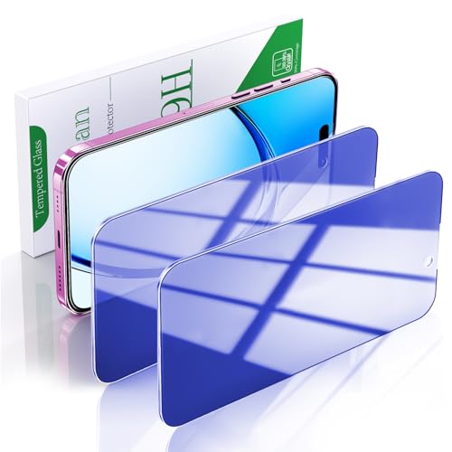 Pokolan 2 Stück Blau Sichtschutz für iPhone 16 Schutzfolie, Blau Anti Spy Glas Folie, Blendschutz, Blasenfreie, Anti Kratzen, Anti Fingerabdruck, Ultra Klar Displayschutzfolie Pokolan 2 Stück Blau Sichtschutz für iPhone 16 Schutzfolie, Blau Anti Spy Glas Folie, Blendschutz, Blasenfreie, Anti Kratzen, Anti Fingerabdruck, Ultra Klar Displayschutzfolie von Pokolan