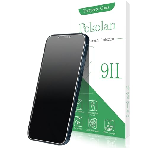 Pokolan 3 Stück Matte Schutzfolie für iPhone 12 Mini Schutzglas, Matt Glas Folie, Blendschutz, Blasenfreie, Anti-Kratzen, Anti-Fingerabdruck, Ultra-Klar Displayschutzfolie von Pokolan