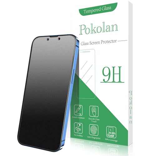 Pokolan 3 Stück Matte Schutzfolie für iPhone 13 Pro Max, 14 Plus Schutzglas, Matt Glas Folie, Blendschutz, Blasenfreie, Anti-Kratzen, Anti-Fingerabdruck, Ultra-Klar Displayschutzfolie von Pokolan