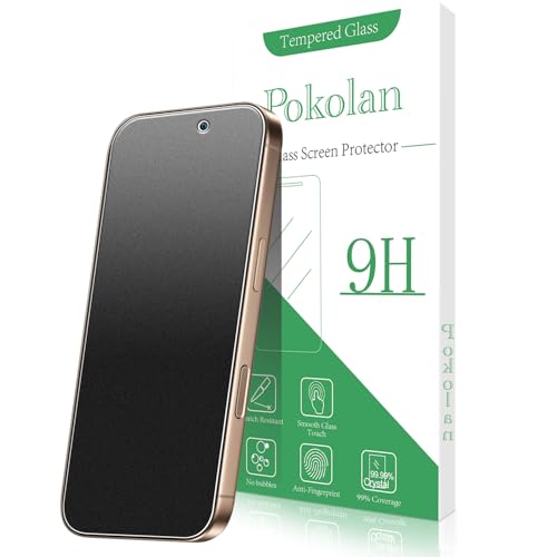 Pokolan 3 Stück Matte Schutzfolie für iPhone 16 Pro Max Schutzglas, Matt Glas Folie, Blendschutz, Blasenfreie, Anti Kratzen, Anti Fingerabdruck, Ultra Klar Displayschutzfolie Pokolan 3 Stück Matte Schutzfolie für iPhone 16 Pro Max Schutzglas, Matt Glas Folie, Blendschutz, Blasenfreie, Anti Kratzen, Anti Fingerabdruck, Ultra Klar Displayschutzfolie von Pokolan
