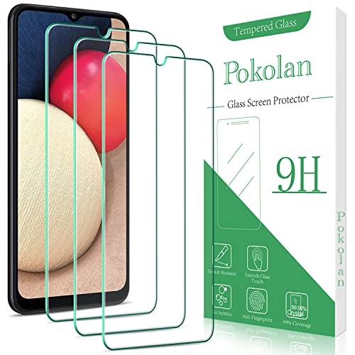 Pokolan 3 Stück Schutzfolie für Samsung Galaxy A03, A03s, A02s, Frei von Kratzern,9H Härte, HD Displayschutzfolie, 0.33mm Ultra-klar, Blasenfrei, Einfacher Montage Pokolan 3 Stück Schutzfolie für Samsung Galaxy A03, A03s, A02s, Frei von Kratzern,9H Härte, HD Displayschutzfolie, 0.33mm Ultra-klar, Blasenfrei, Einfacher Montage von Pokolan