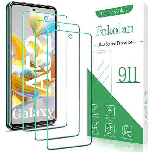 Pokolan 3 Stück Schutzglas für Samsung Galaxy A52, A52 5G, A52S 5G, Frei von Kratzern, 9H Härte, HD Displayschutzfolie, 0.33mm Ultra-klar, Blasenfrei, Ultrabeständig von Pokolan